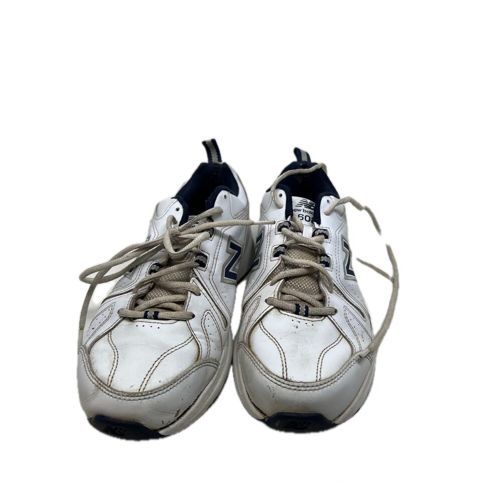 New Balance 608v5 White Navy Mens 11-11.5